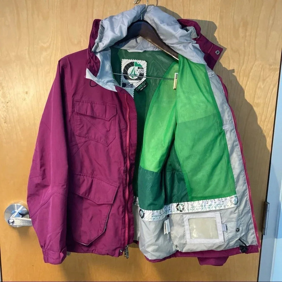 VOLCOM Sz XS Omega Gor-Tex V-Line Science Hooded Snow 06 Recco Short Snow Jacket - Picture 6 of 16